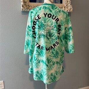 Choose Your Path Grogu Tie Dye Shirt